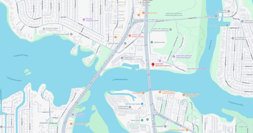 Detailed city map showing streets, parks, rivers, and points of interest for navigation and urban planning.